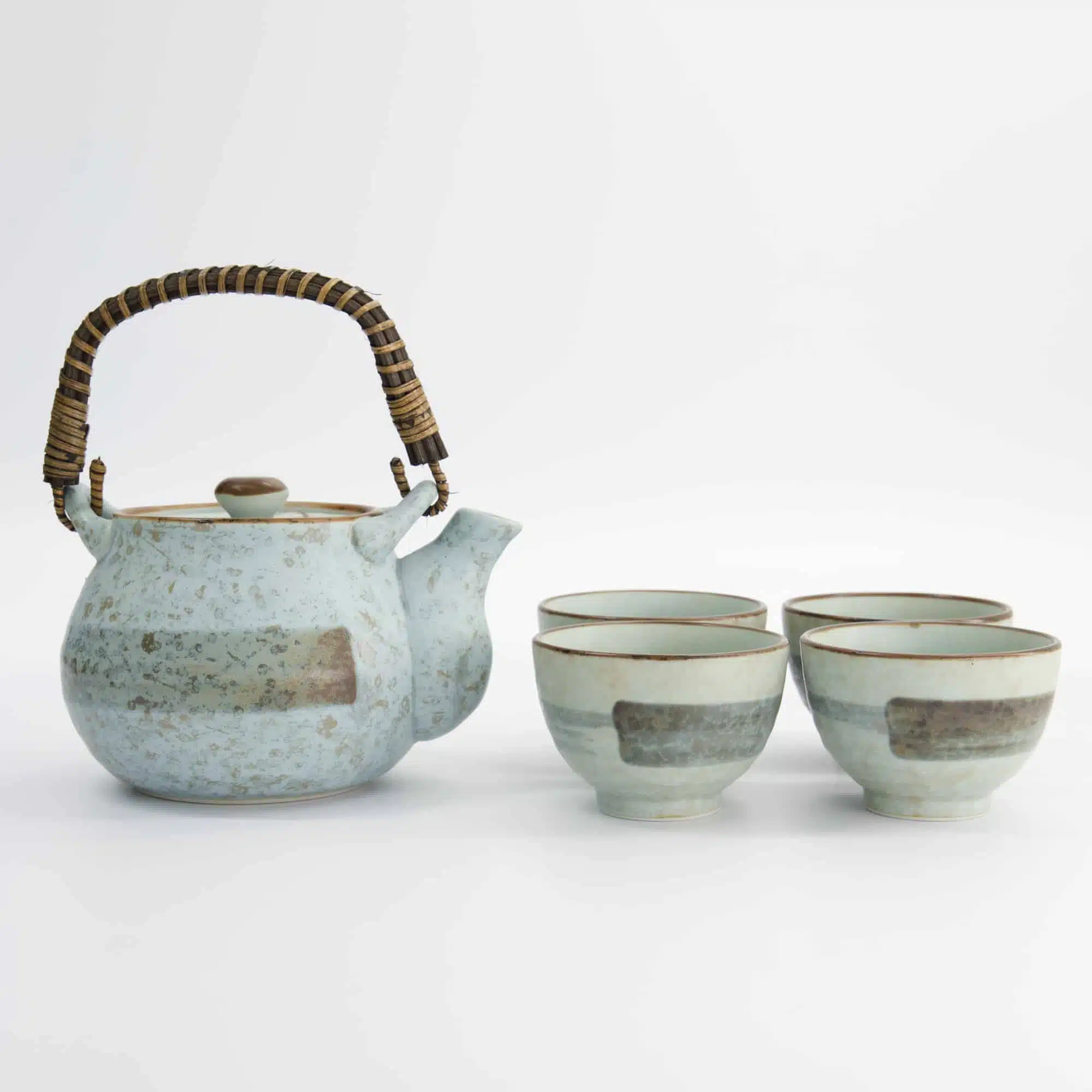 Theeset met theepot en kopjes - Tokyo Design Studio - Soshun - Mintgroen - 700ml - Afbeelding 6