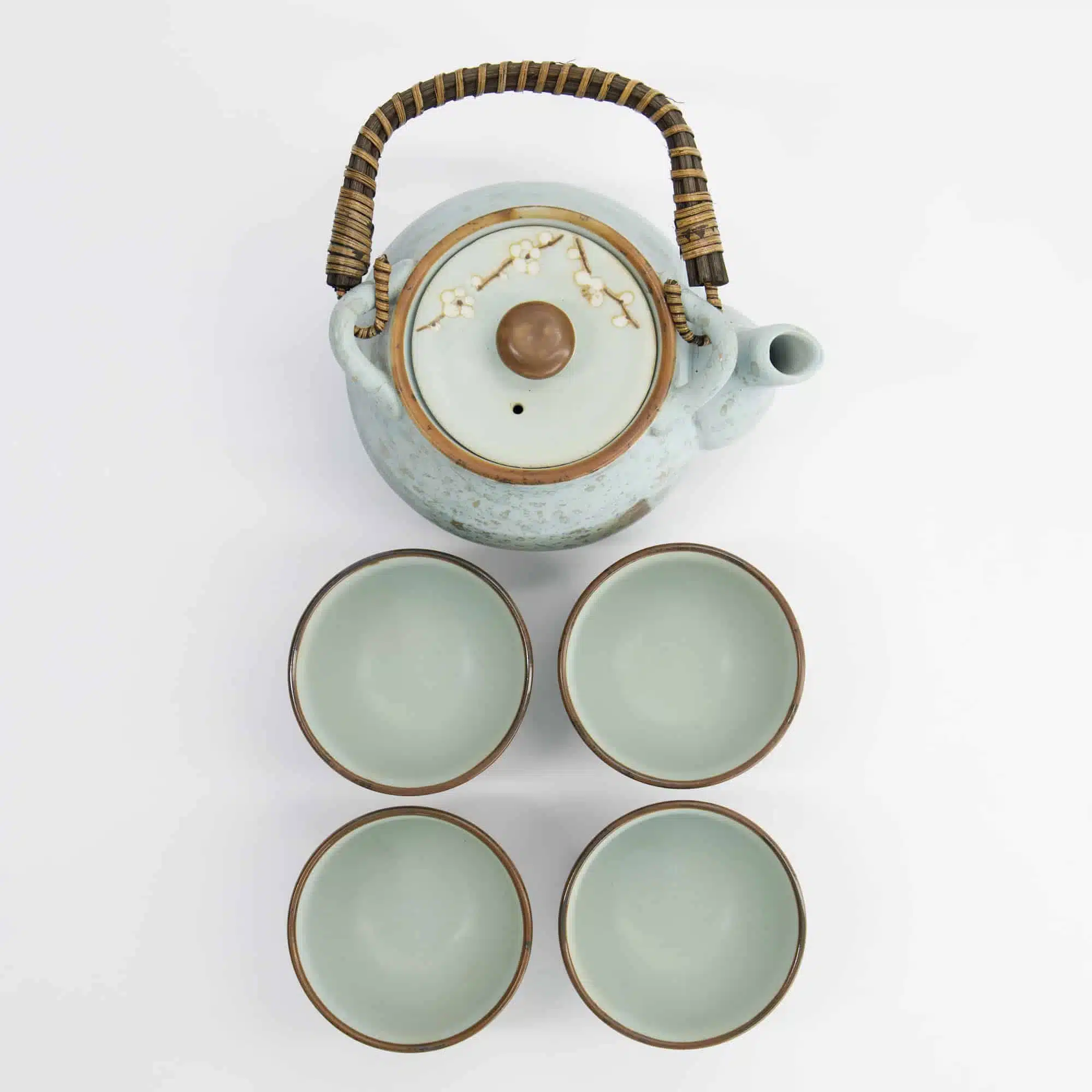 Theeset met theepot en kopjes - Tokyo Design Studio - Soshun - Mintgroen - 700ml - Afbeelding 5