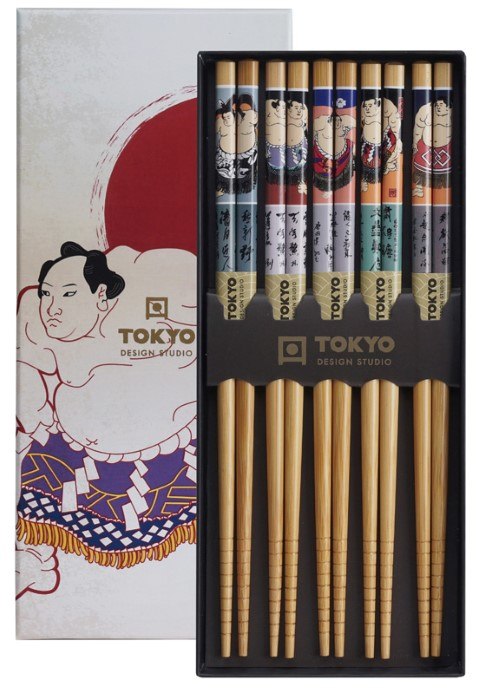 Tokyo Design Studio - Chopsticks Set - Eetstokjes - Sumo&apos;s - 5 paar