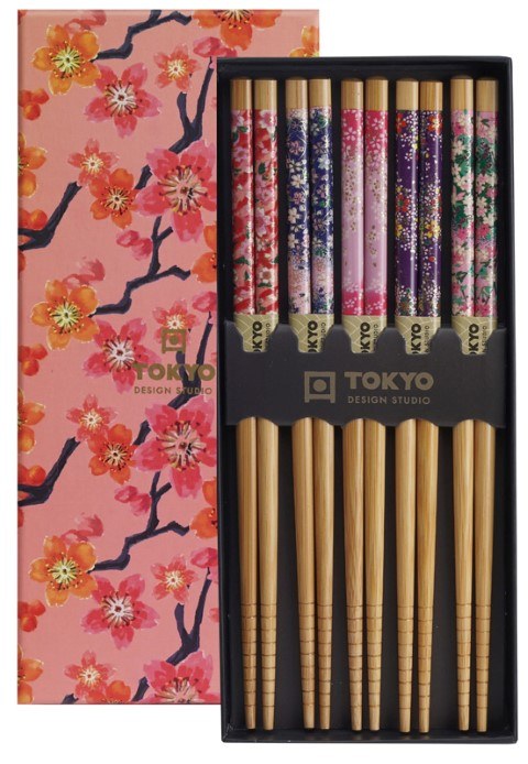 Tokyo Design Studio - Chopsticks Set - Eetstokjes - Sakura - 5 paar