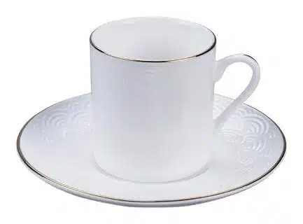 Wit/Goude Koffiekop Golven - Nippon White - 100ml