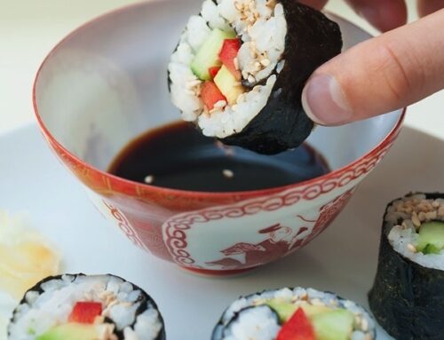 Hoe maak je vegetarische sushi?