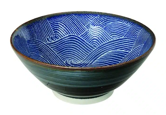 Japanse porseleinen kom - Seigaiha - Tokyo Design Studio - 12.2 x 4.3cm