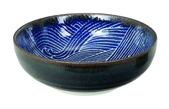 Japanse Porseleinen Kom - Seigaiha - 300ml 12.5x4.2cm