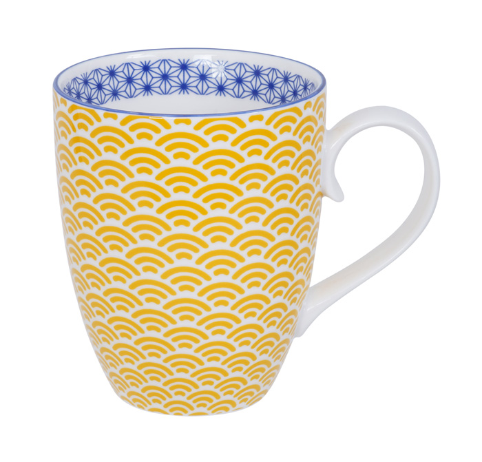 Tokyo Design Studio - Star Wave - Mok - Geel - 8.5 x 10.2cm 380ml