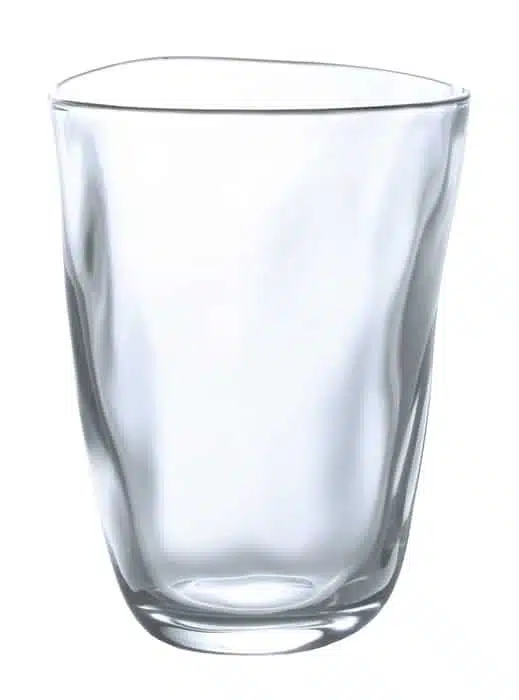 Glazen Beker - Tebineri - Handgemaakt Aziatisch Design - 290ml - 8x8x10.6cm