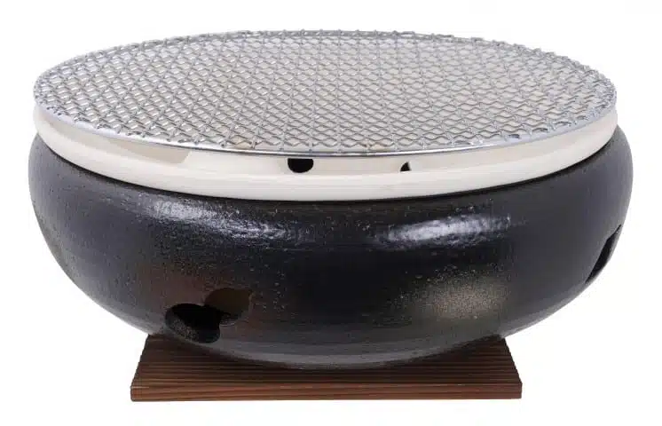 Konro Grill met Net - Compacte Japanse Barbecue - 30 x 12 cm