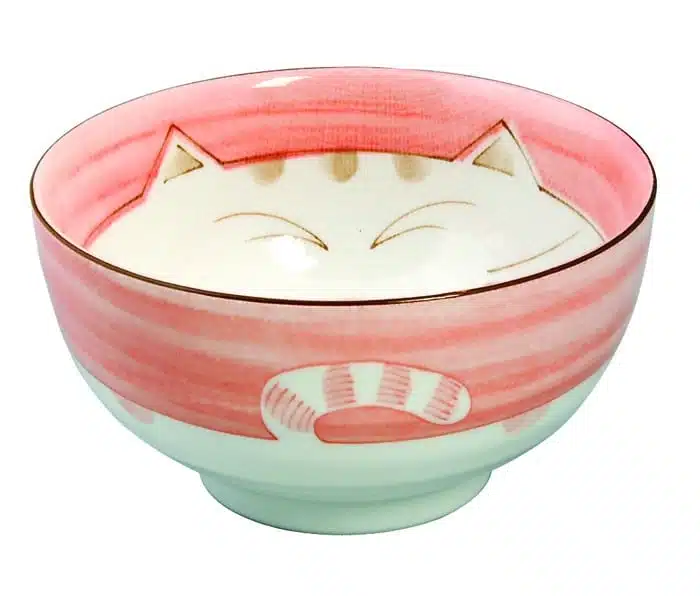 Roze Kom - Kawaii Cat - 16cm 800ml