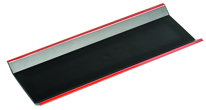 Zwart/Rood Handoek Blad - Lacquerware - 18 x 7.4cm
