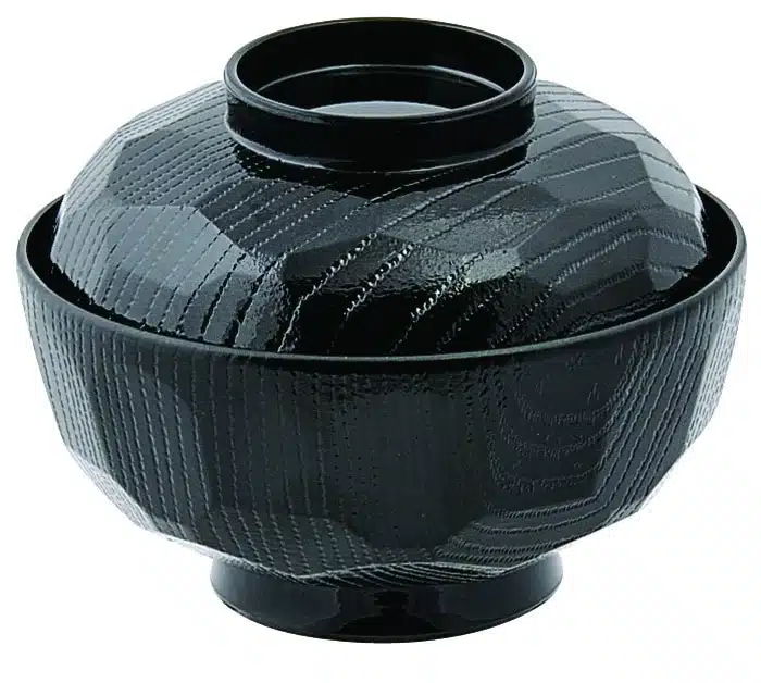 Zwarte kom met deksel - Tokyo Design Studio - 300ml - 12 x 9.5cm