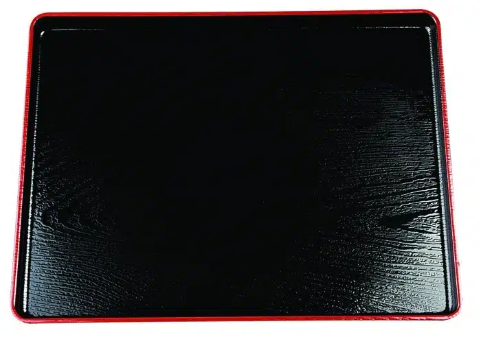 Zwart Dienblad - Lacquerware - Elegante Stijl - 33 x 23 cm