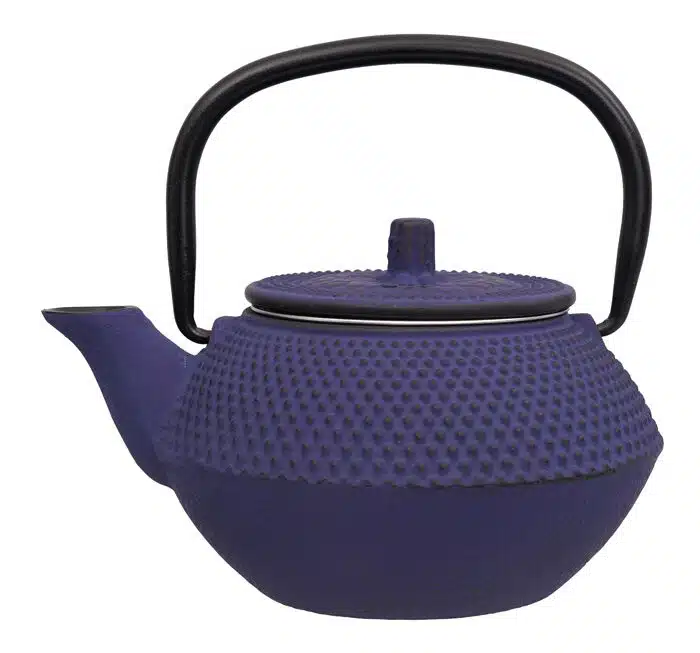 Blauwe Gietijzeren Theepot - 350ml - 13.5 x 11.5 x 8.5cm