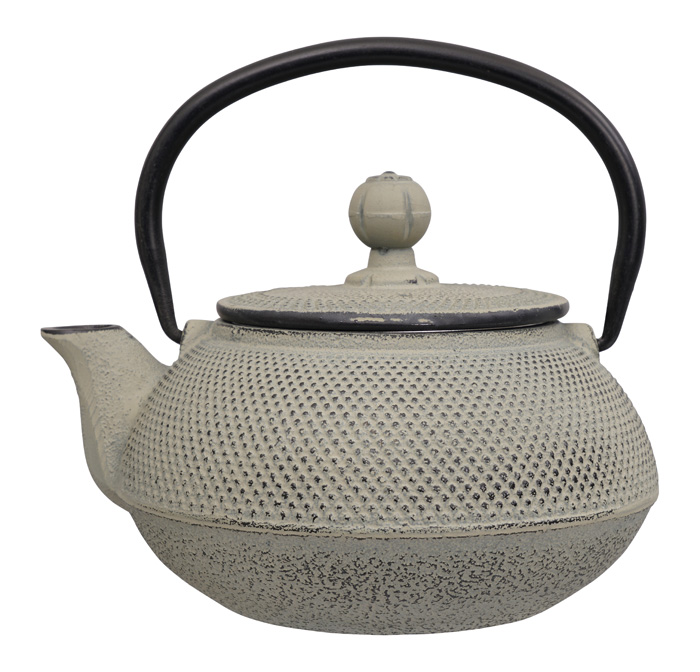 Grijze Gietijzeren Theepot - Cast Iron - 600ml