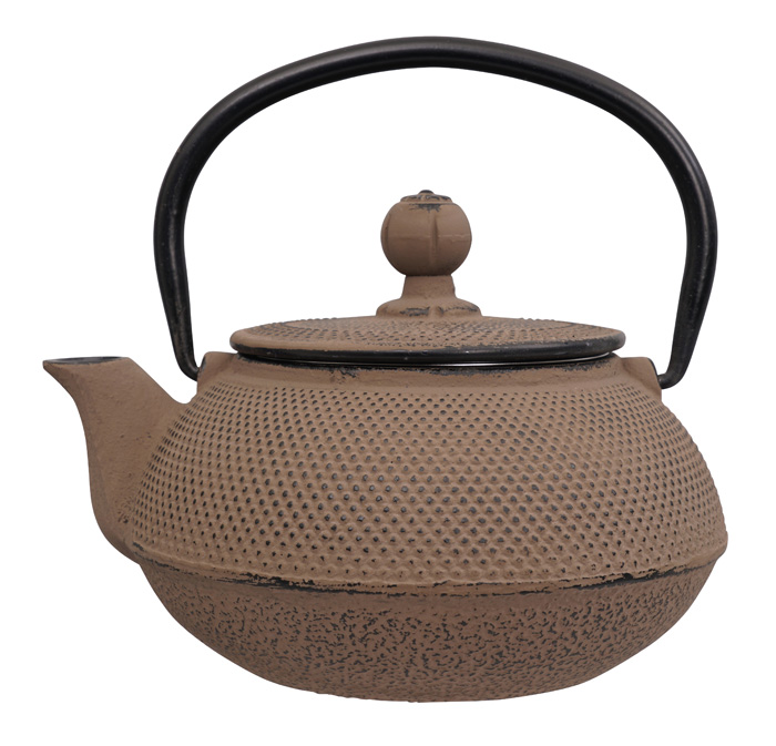 Taupe Gietijzeren Theepot - Cast Iron - 600ml