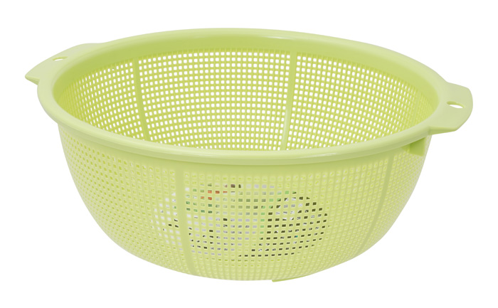 Schat voering Koloniaal Groene plastic zeef kom - 28 x 10.8cm ⋆ The Oriental Shop