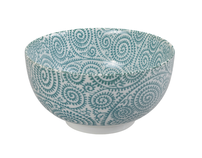 Groene Kom - Mixed bowls - 16 x 8 x 5cm 1000ml
