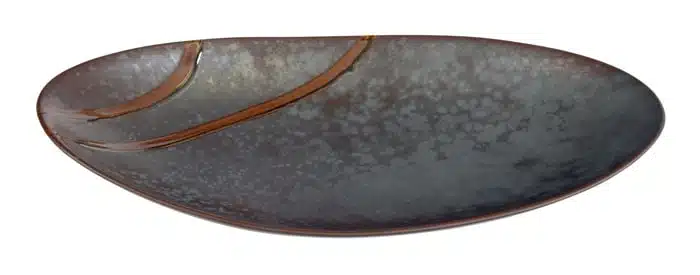 Zwart Rechthoekig Bord - Stijlvol Tafelgerei - 33.5 x 17.5 cm