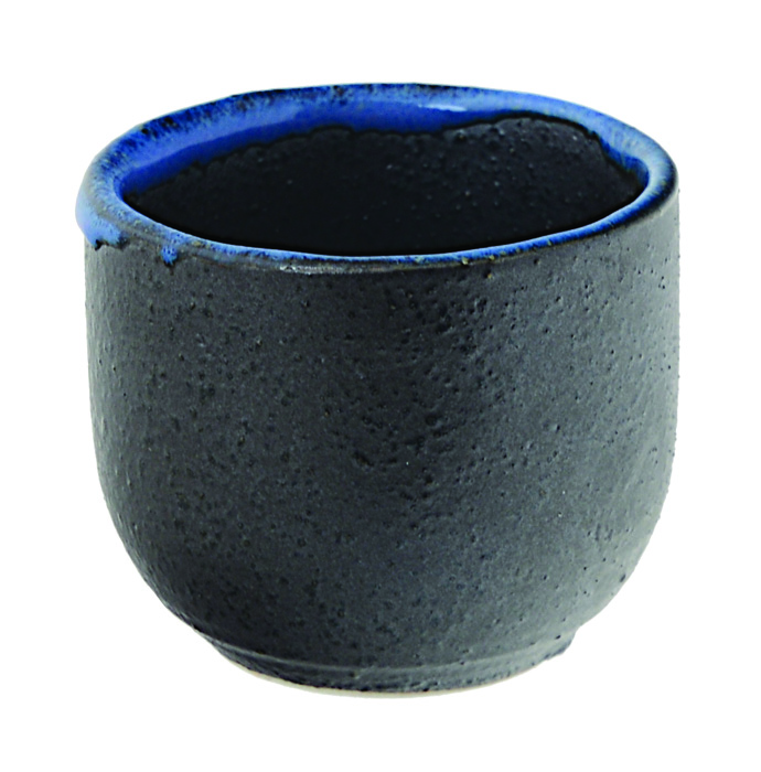 Blauw/Zwarte Sake Kop - 5 x 4,2cm