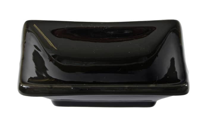 Zwart Vierkant Sausschaaltje - Black Series - 10 x 6cm