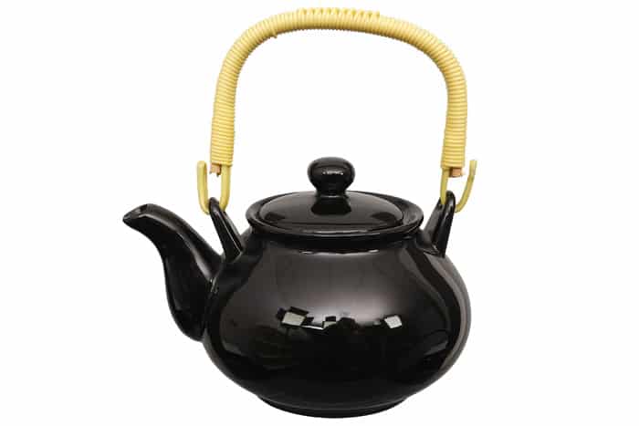 Zwarte Theepot - Black Series - 16 x 13 x 11 cm 500ml