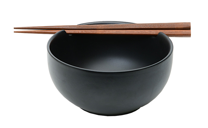 Mat Zwarte Kom - Black Series - 16 x 7.5cm 700ml