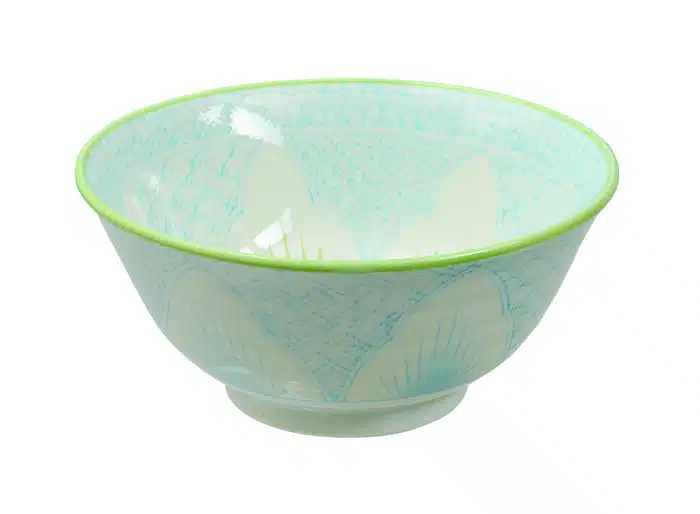 Lichtblauwe Keramische Kom - Mixed Bowls - 500ml - 15.5 x 7cm