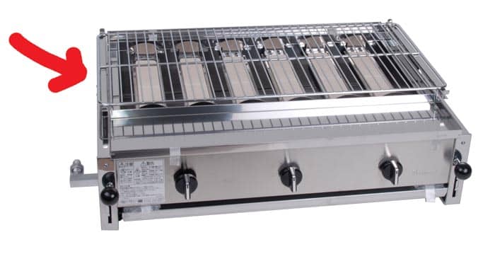 Resever glazen dekesel voor de gas grill ⋆ The Oriental Shop Echte Japanse BBQ Konro Grill en Binchotan ⋆ The Oriental