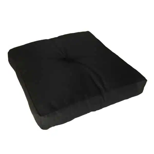 Zaisu Zwart Kussen 35x35x5cm - Comfortabel en Stijlvol