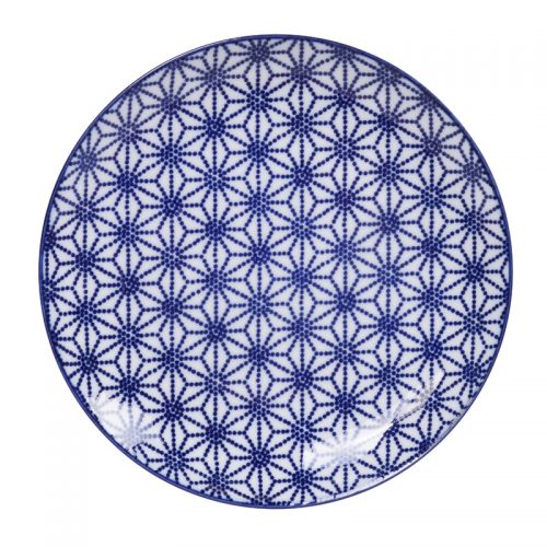 Tokyo Design Studio - Nippon Blue - Dinerbord - Ster - 25.7 x 3cm