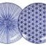Tokyo Design Studio - Nippon Blue - Gebaksborden Set - 20.6 x 2.2cm - 4pcs