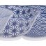 Tokyo Design Studio - Nippon Blue - Kommen Set - 15,2 x 6.7cm 500ml - 4 stuks