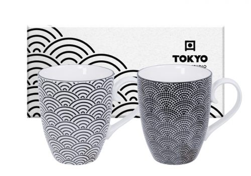 Tokyo Design Studio - Nippon Black - Mokken set - 8.5 x 10.2cm 380ml - 2pcs