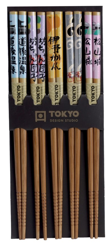 Tokyo Design Studio - Eetstokjes - Kleuren - 5pcs