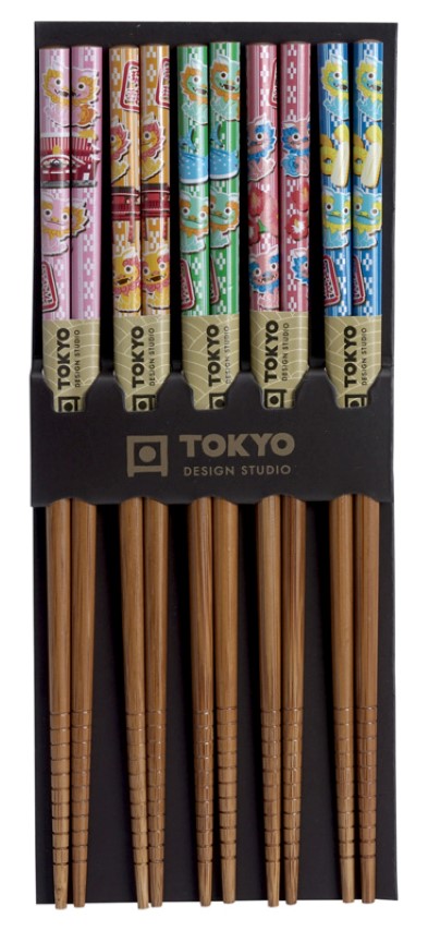 Tokyo Design Studio  Komische draak - Eetstokjes - 5pcs