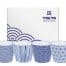 Tokyo Design Studio - Nippon Blue - Koppen set - 8.3x6.5cm 180ml 4pcs
