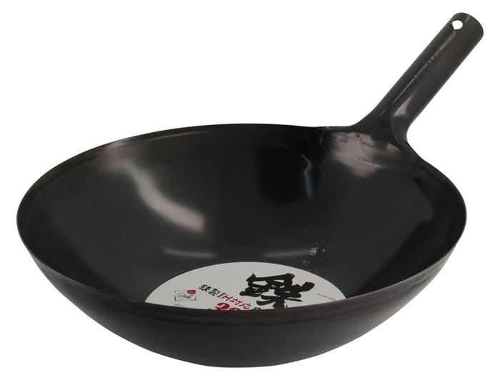 Tokyo Design Studio - Kitchen Iron - Wok IH Bodem plat 33cm - 34,5x50x21cm