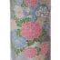 Tokyo Design Studio - Roestvrij stalen Theeblik - Zilver Bloemen - 7.4x15.5cm 200gr