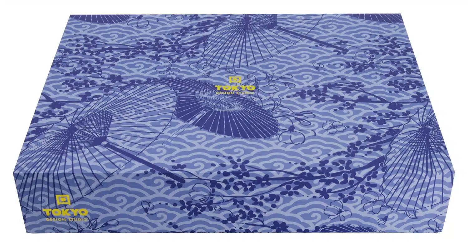 Japans Servies Set - Tokyo Design Studio - Glassy Blue - 8-delig - Afbeelding 4