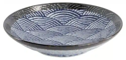 Tokyo Design Studio - Aisai Seigaiha - Ondiepe Schaal - 22.8x5cm 600ml