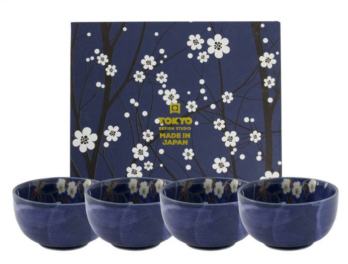 Tokyo Design Studio - Blue Sakura - Kommen Set - 13x7cm - 550ml