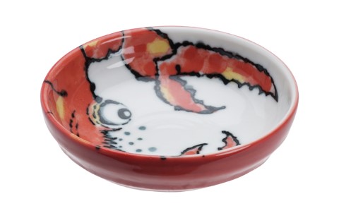 Seafood Dish 9.5x3cm 150ml Crab Red