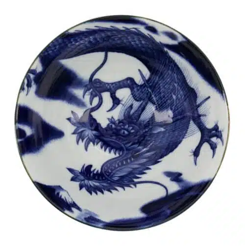 Tokyo Design Studio - Japonism Dragon - Ramenkom - Blauw - 1000ml - 17.8x8.8cm