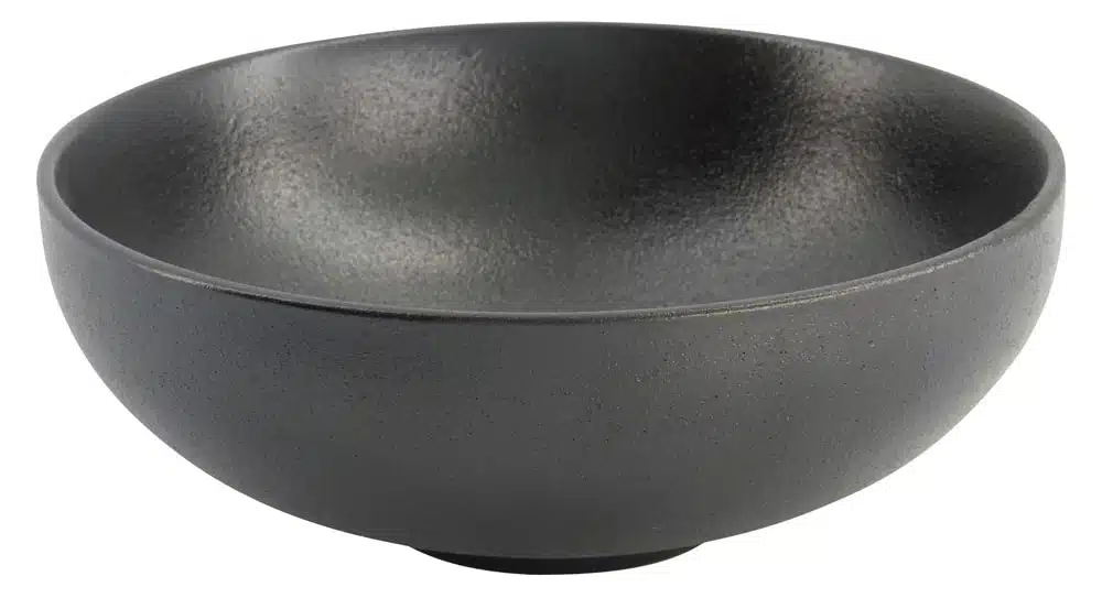 Zwarte Ronde Kom - Tokyo Design Studio Yuzu Black - 16x5.9cm 630ml
