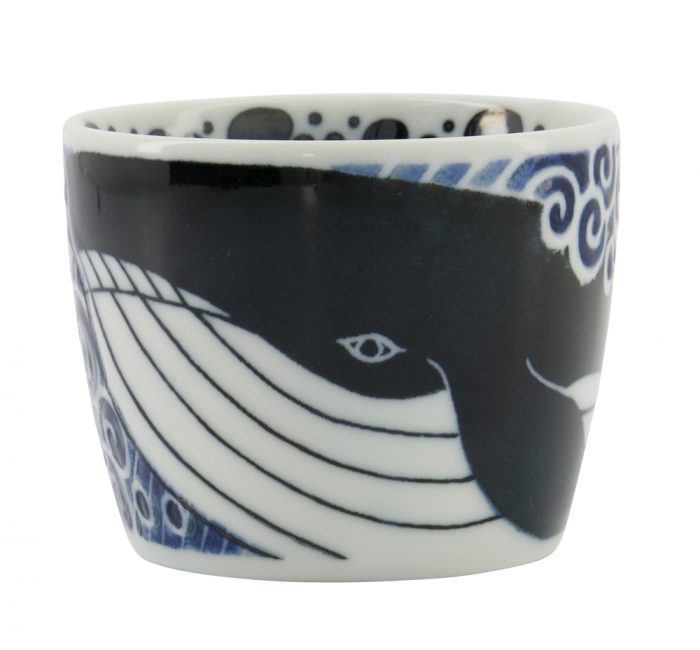 Tokyo Design Studio - Kawaii - Soba Beker - Walvis - 8.6x6.9cm 250ml