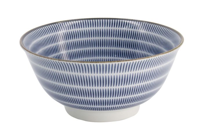 Tokyo Design Studio – Mixed Bowls – Tayo Kom – Tokusa Blauw - 14.8×6.8cm 550ml