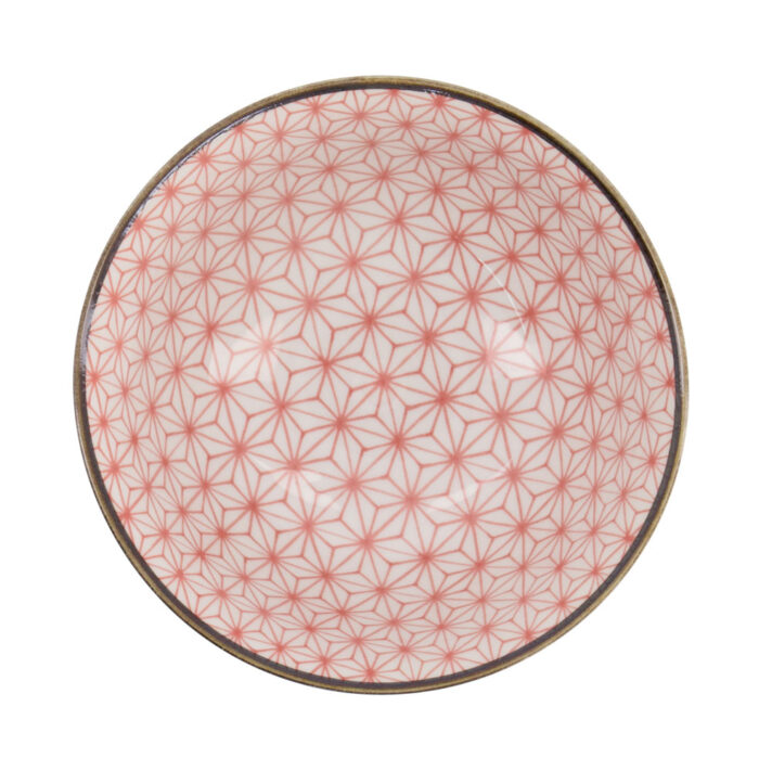 Tokyo Design Studio - Mixed Bowls - Tayo Kom - Asanoha Rood - 14.8×6.8cm 550ml - Afbeelding 3