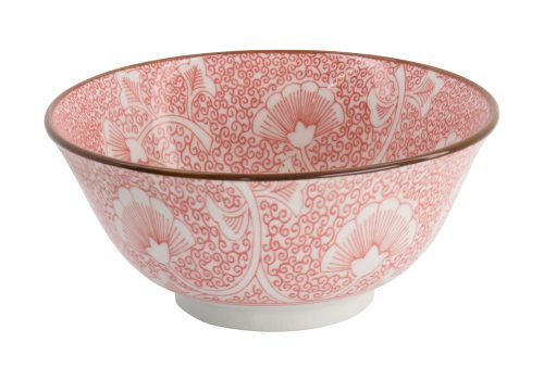 Tokyo Design Studio – Mixed Bowls – Tayo Kom – Ginkgo Rood – 14.8×6.8cm 550ml