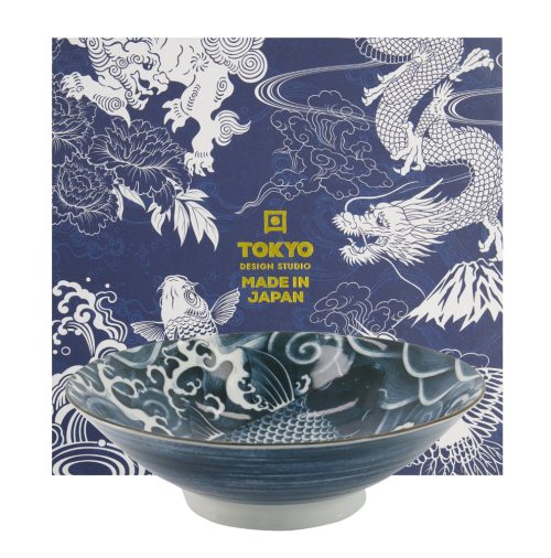 Tokyo Design Studio - Japonism Carp - Saladekom Set - Geschenkdoos - 1 Stuk - 1600ml