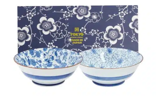 Tokyo Design Studio – Mixed Bowls – Kommenset - 2 Stuk - Geschenkdoos – 19x7.5cm – 1000ml