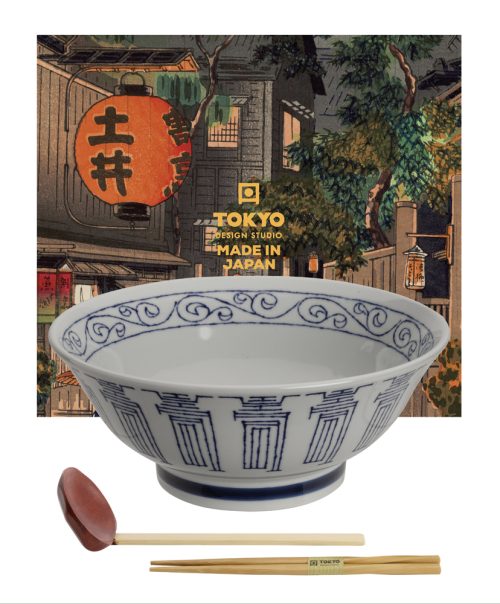 Tokyo Design Studio – Mixed Bowls – Ramenkom Set- 3 delig- Geschenkdoos – 21.5x9cm – 1300ml